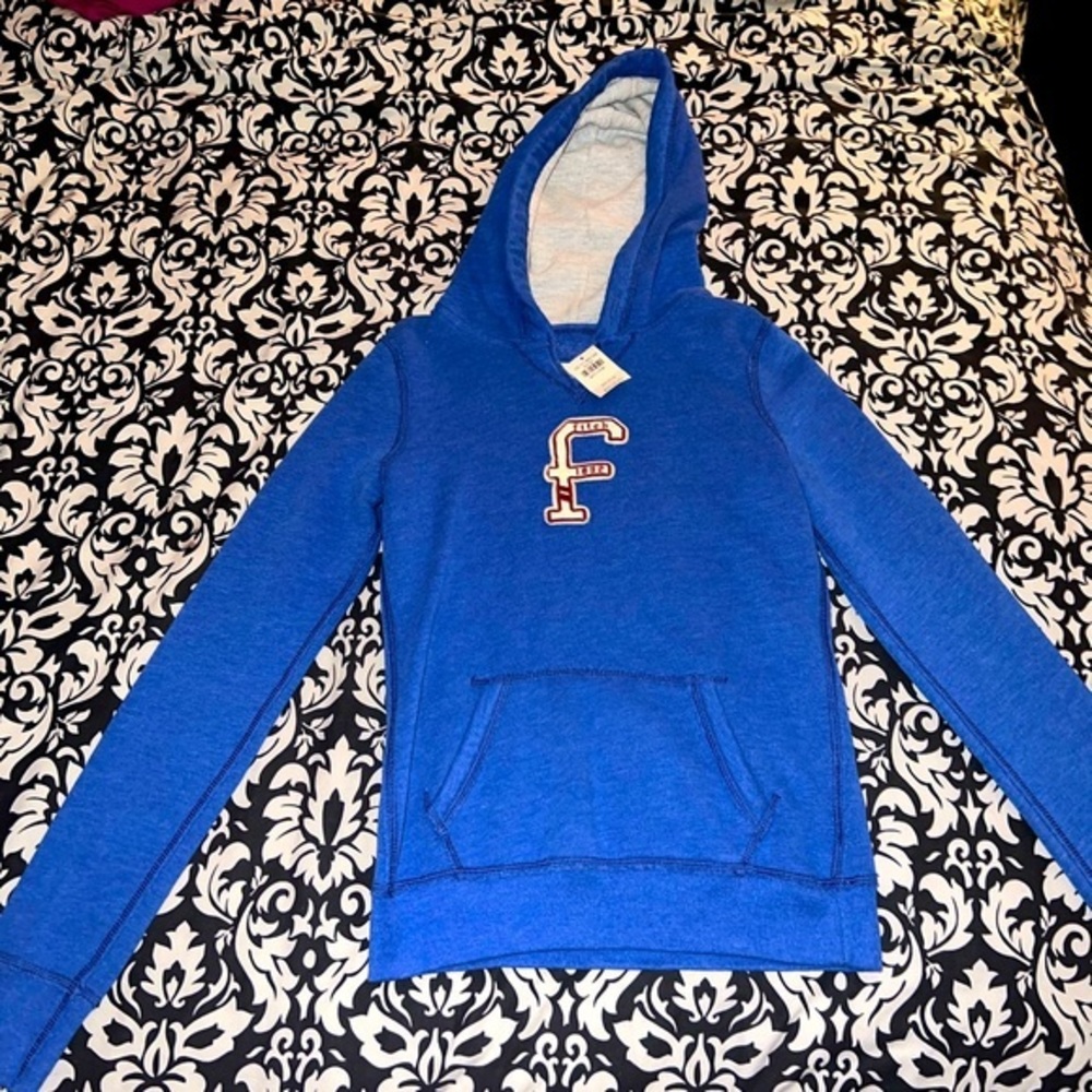 **NEW WITH TAGS**-Abercrombie Kids Blue Sweater